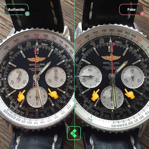 breitling replica vs real